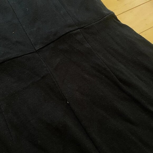 Oui Black Linen Sheath Dress - Size Small - Picture 5 of 6